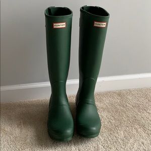 Hunter Women’s Rain Boots Adjustable Back - Size 8
